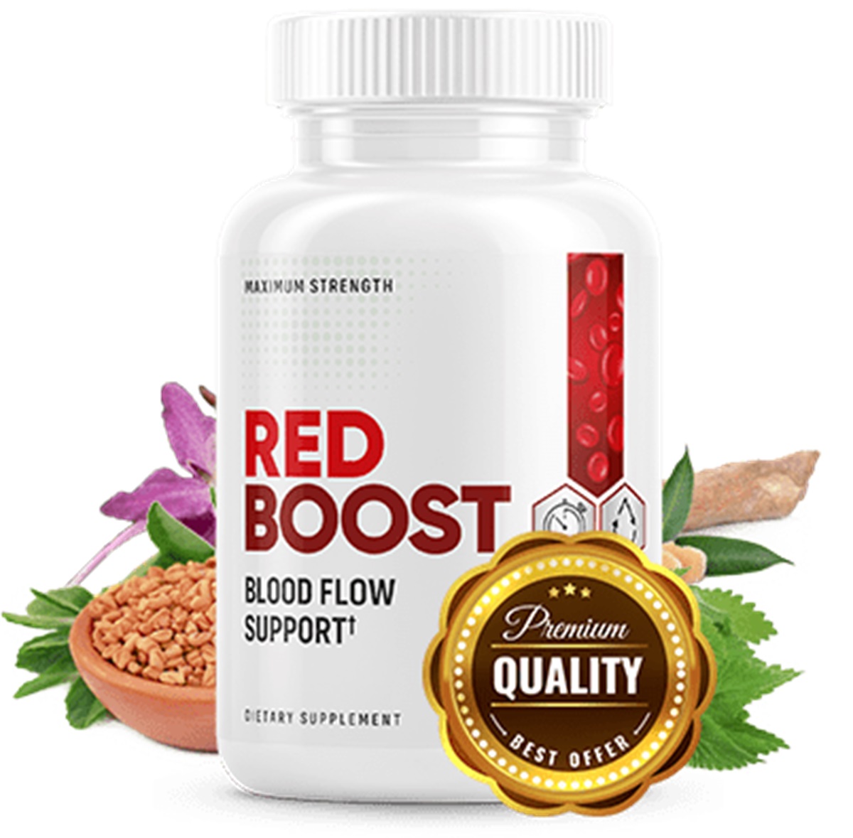 Red Boost is a supplement made with a natural formula to support blood flow in men. All ingredients used in the Red Boost formula have been scientifically tested.